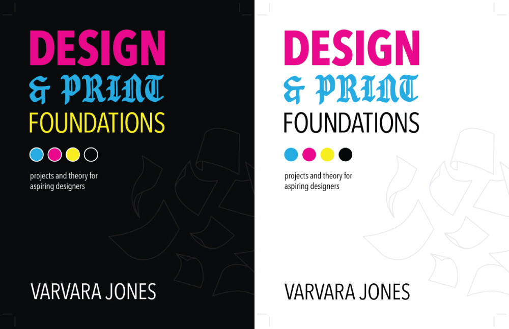 two book covers side by side black version white version